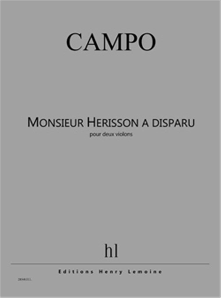 Monsieur Hérisson a disparu