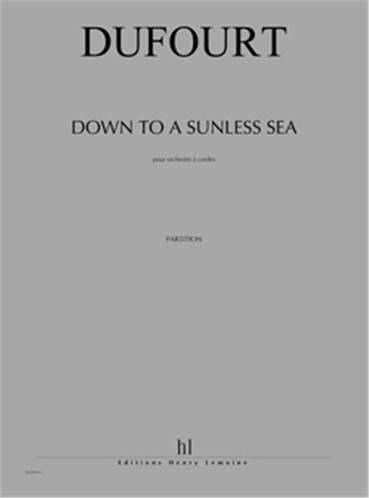 Down to a sunless sea