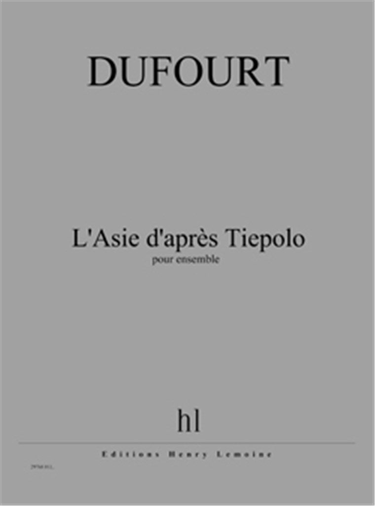 L'Asie d'après Tiepolo