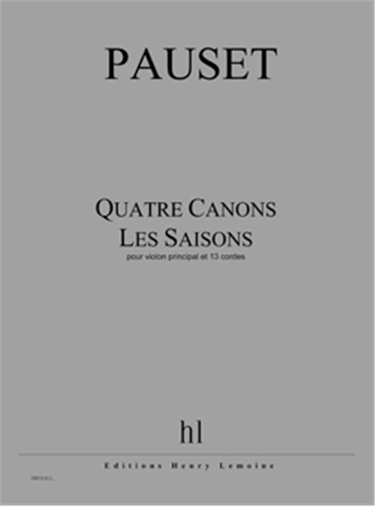 Quatre Canons - Les Saisons