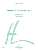 Bruit de l'eau sur de l'eau...