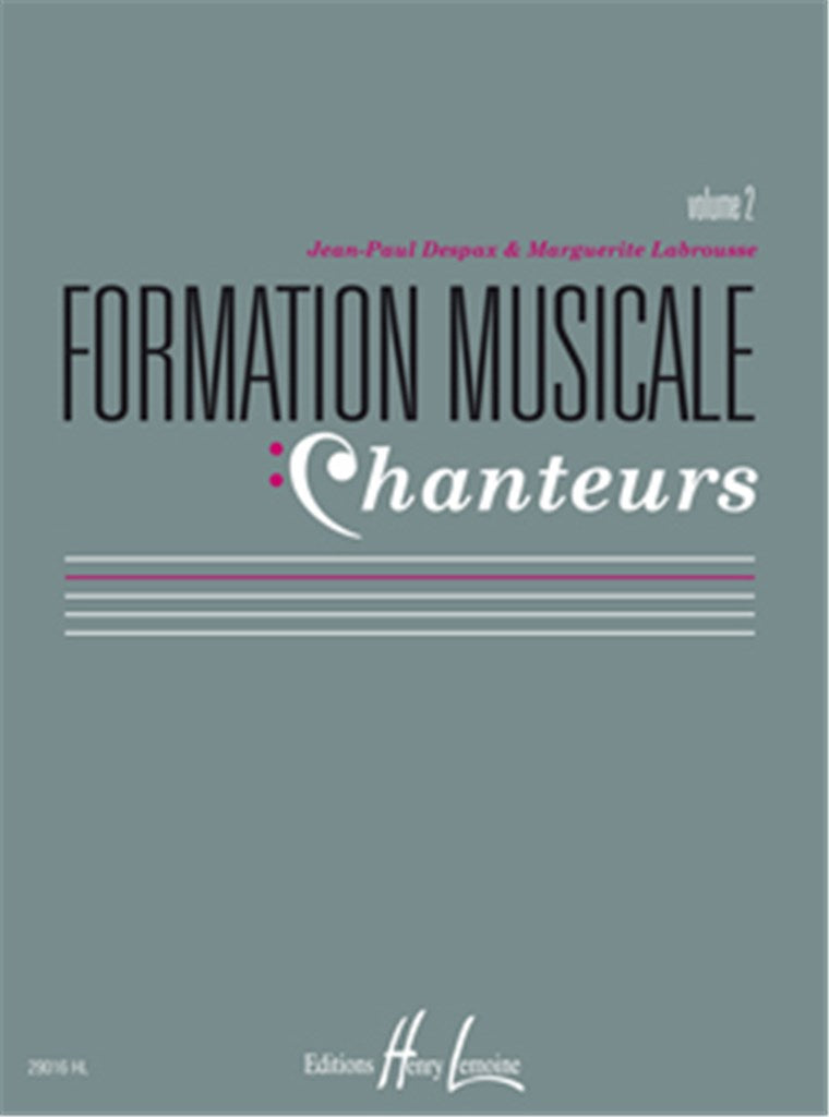 Formation musicale chanteurs, Vol. 2