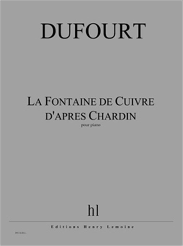 La Fontaine de Cuivre d'après Chardin