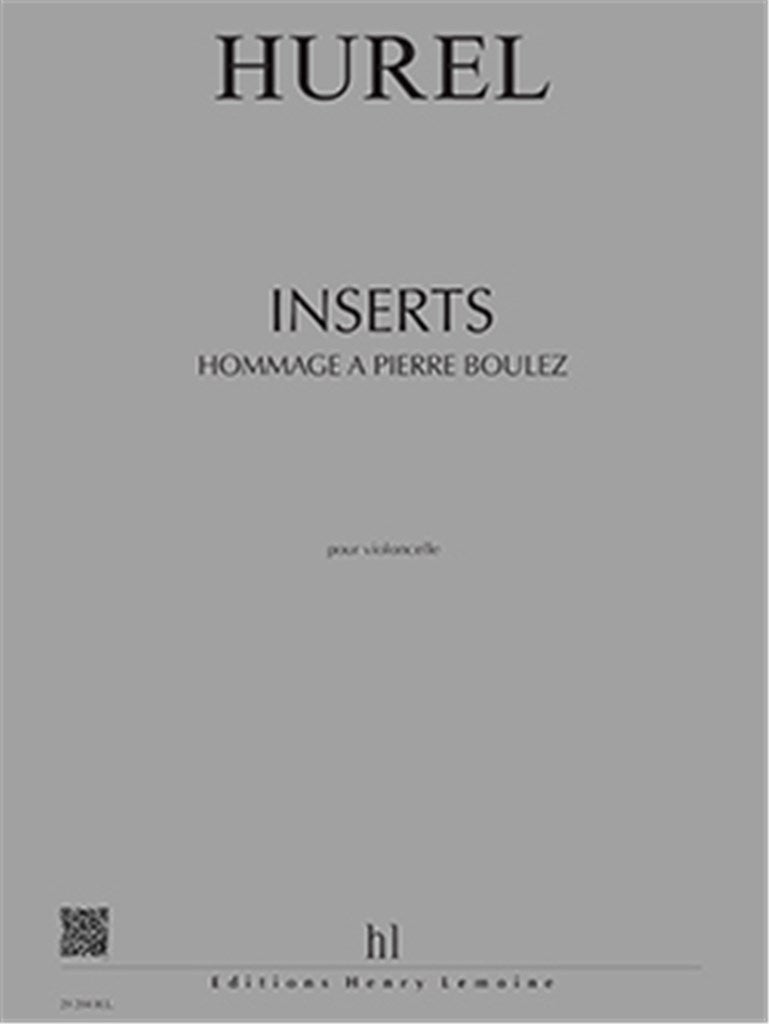 Inserts - Hommage à Pierre Boulez