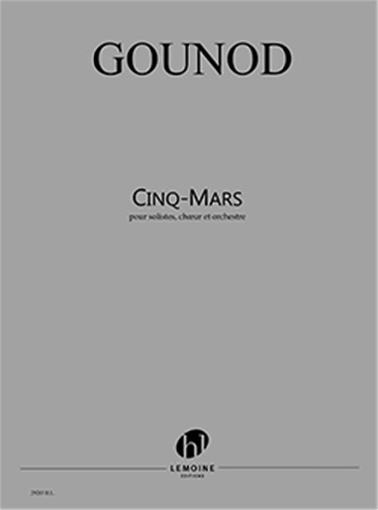 Cinq Mars (Score & Parts)