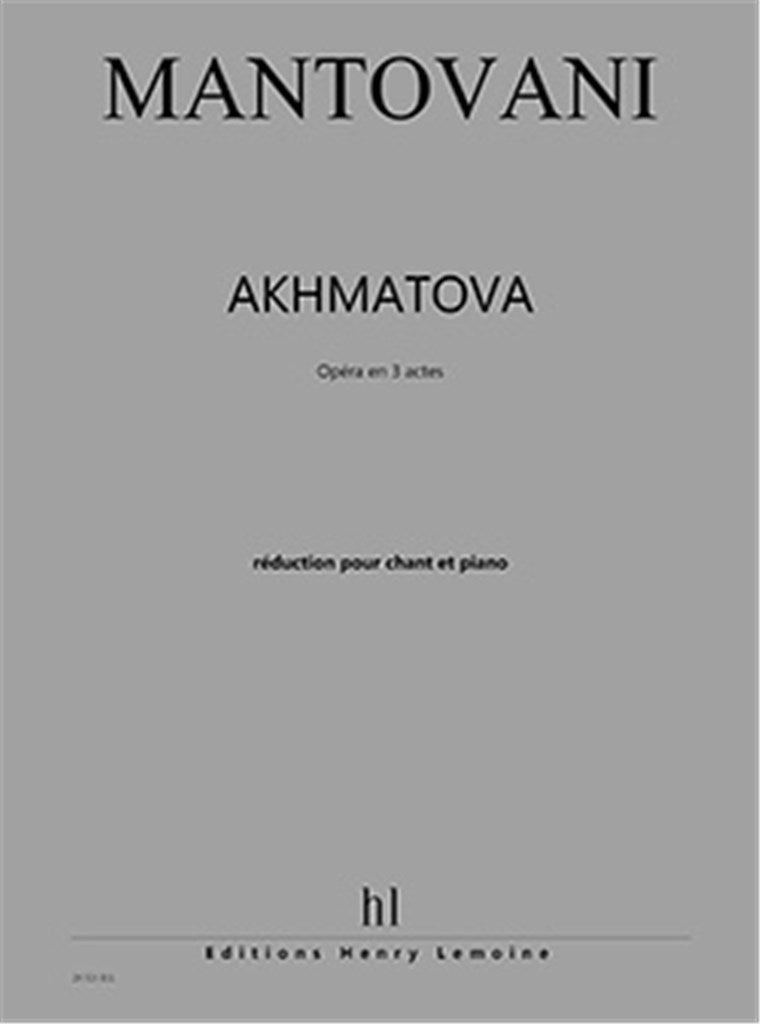 Akhmatova (Vocal Score)