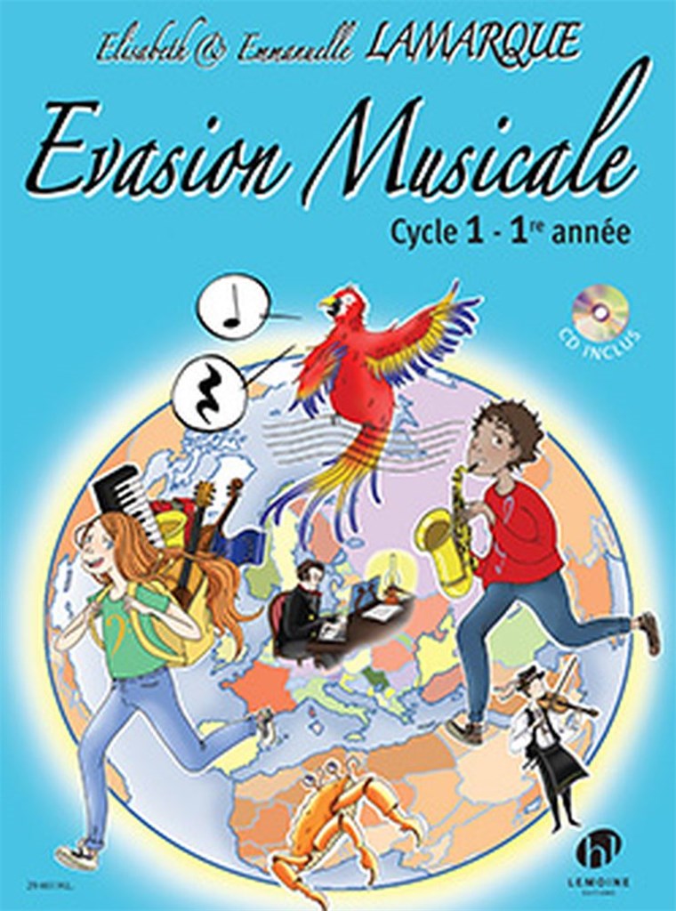 Evasion Musicale Cycle 1 (Book with CD)