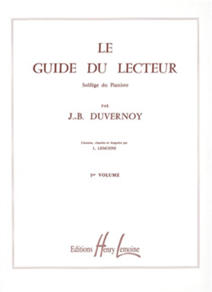 Guide du lecteur, Vol. 1