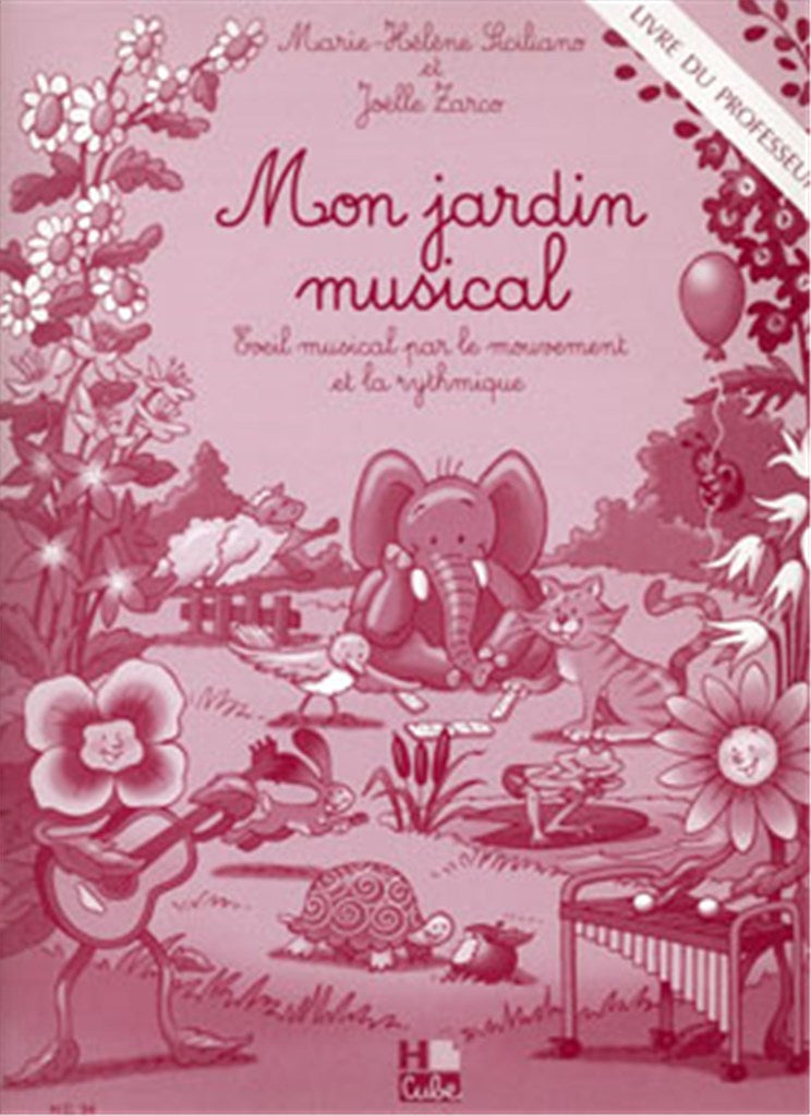 Mon jardin musical - livre du professeur