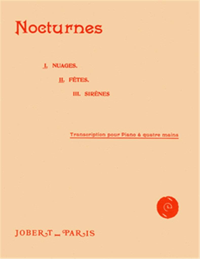 Nuages et Fêtes (extr. 3 Nocturnes) (Piano, 4 Hands)