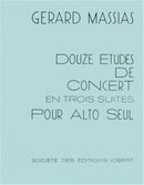 Douze Etudes de concert en trois suites
