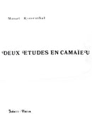 Deux Etudes en Camaïeu