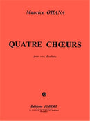 Quatre Choeur pour voix d'enfants