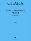 Etudes d'interpretation No.11 & 12