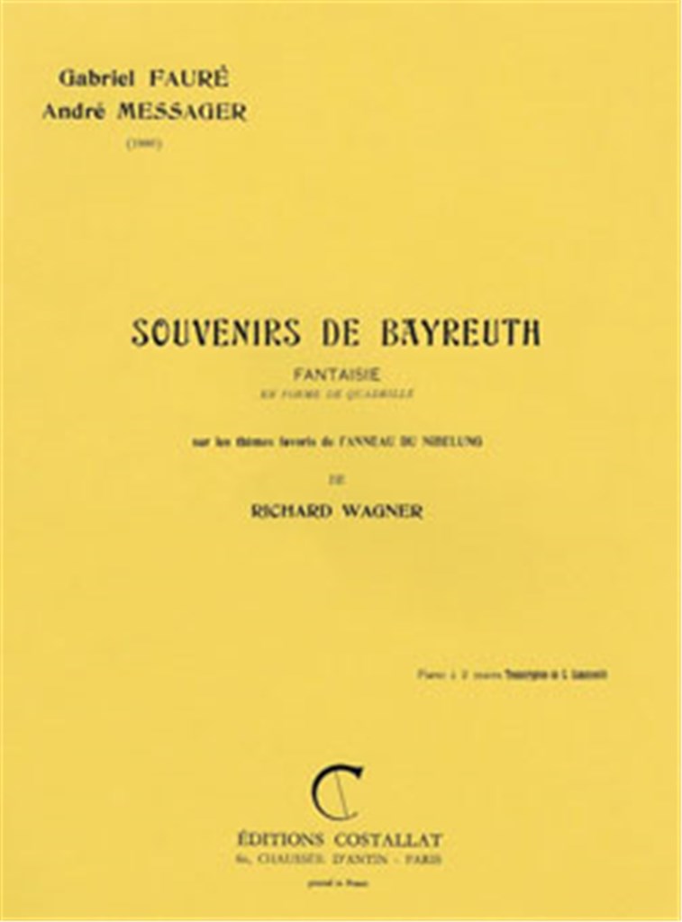 Souvenirs de Bayreuth (Piano)