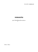 Concerto pour violon et orchestre