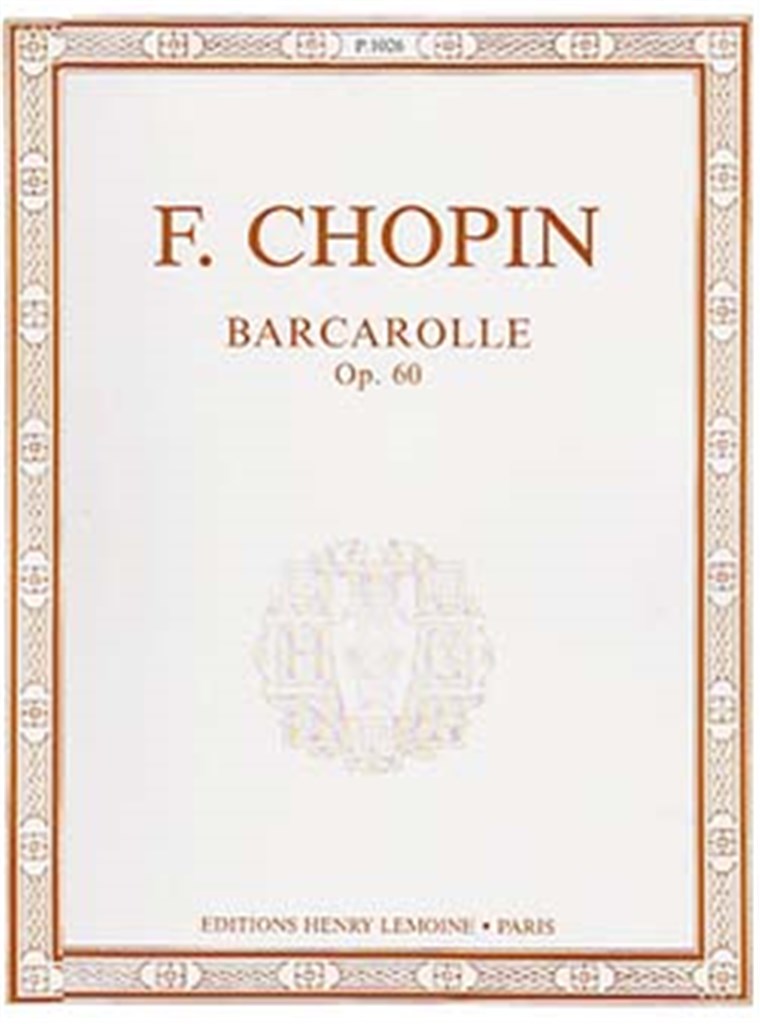 Barcarolle Op.60