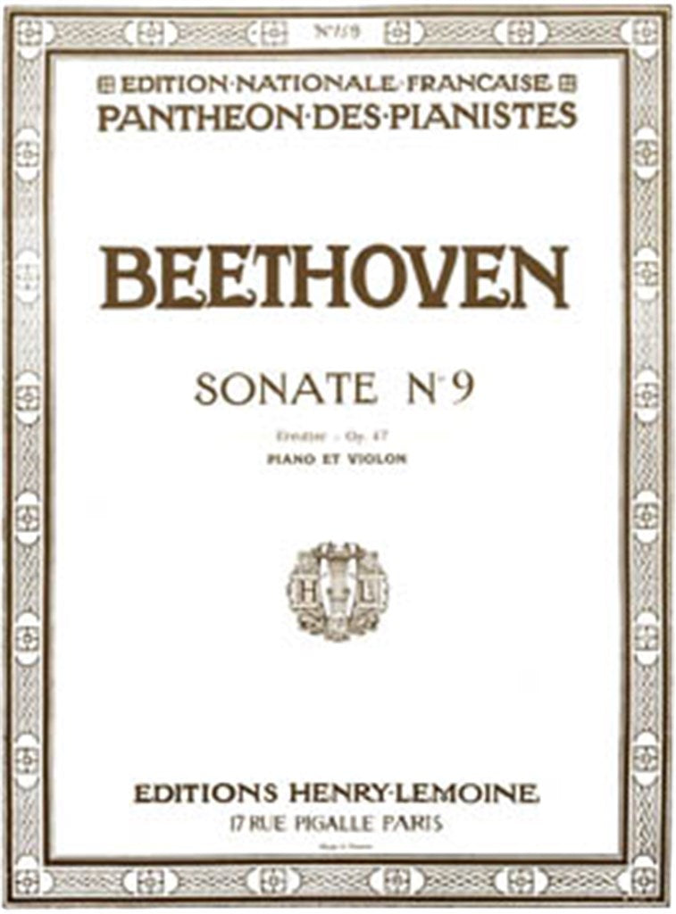 Sonate n°9 Kreutzer