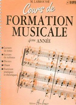 Cours de formation musicale Vol.4