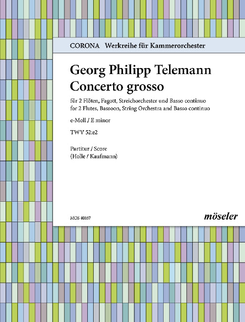 Concerto grosso e-Moll TWV 52:e2 (score)