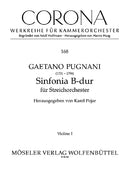 Sinfonia B-Dur (set of string parts)