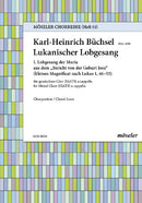 Lukanischer Lobgesang, No. 1 My soul doth magnify the Lord