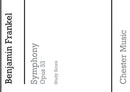 Symphony No.1 Op.33 (Miniature Score)