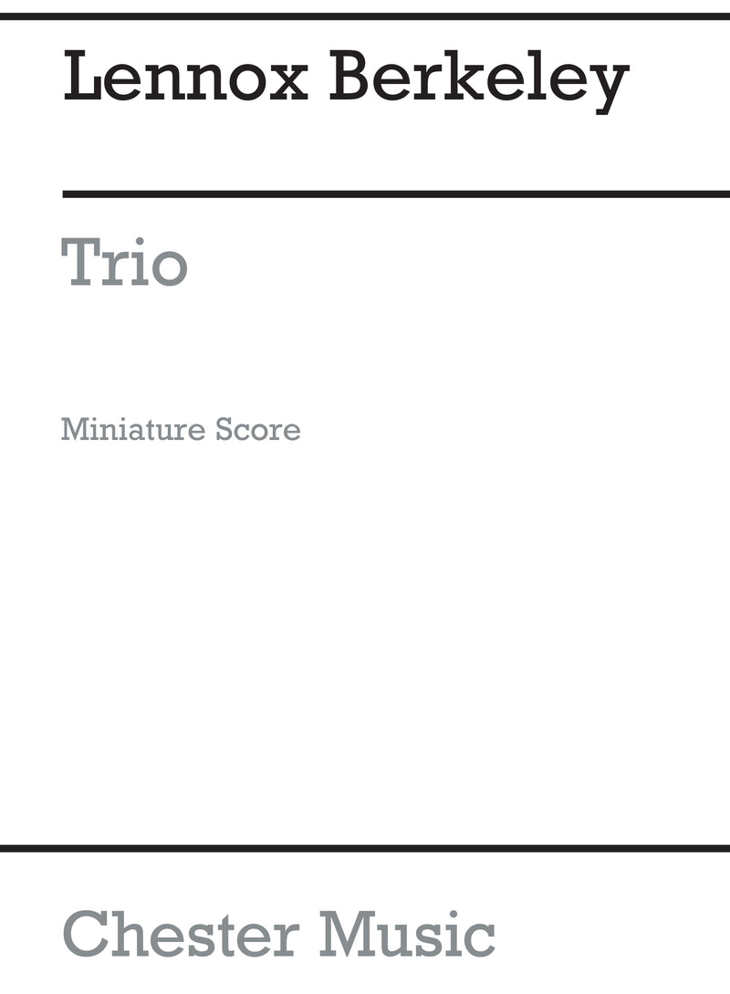 String Trio Op. 19（ポケット・スコア）