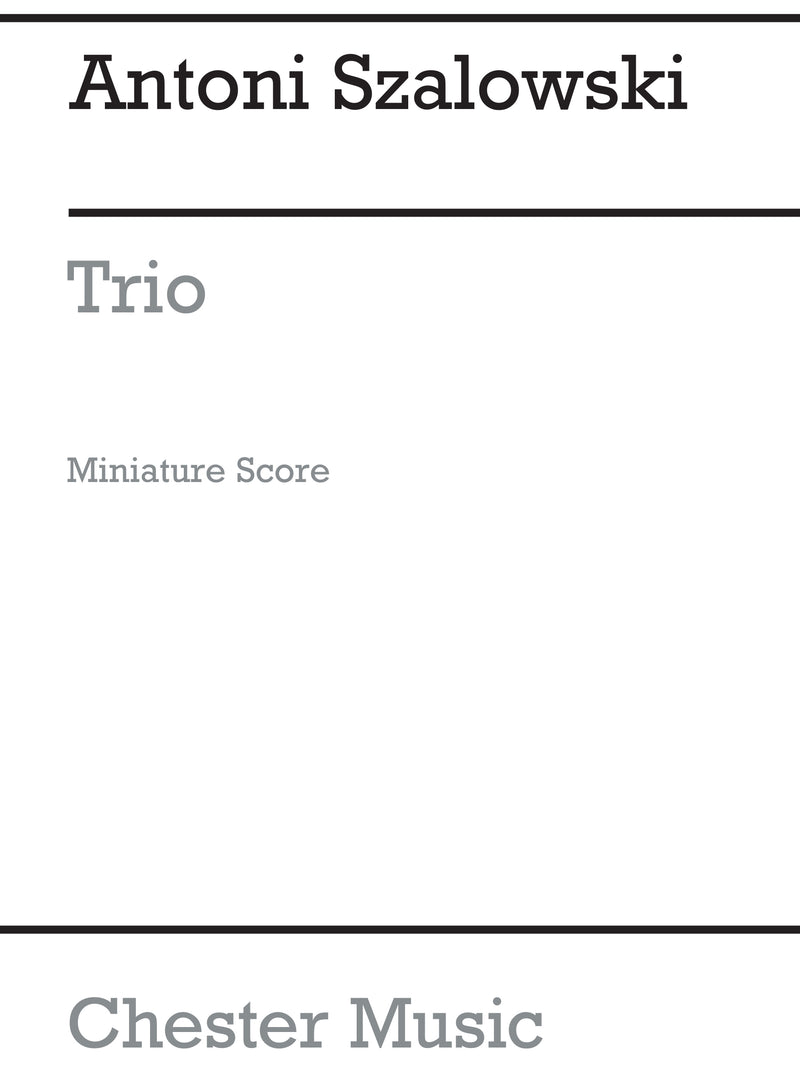 Trio (Miniature Score)