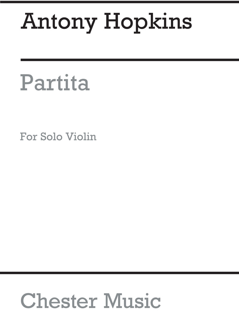 Partita In G Minor Solo Violin