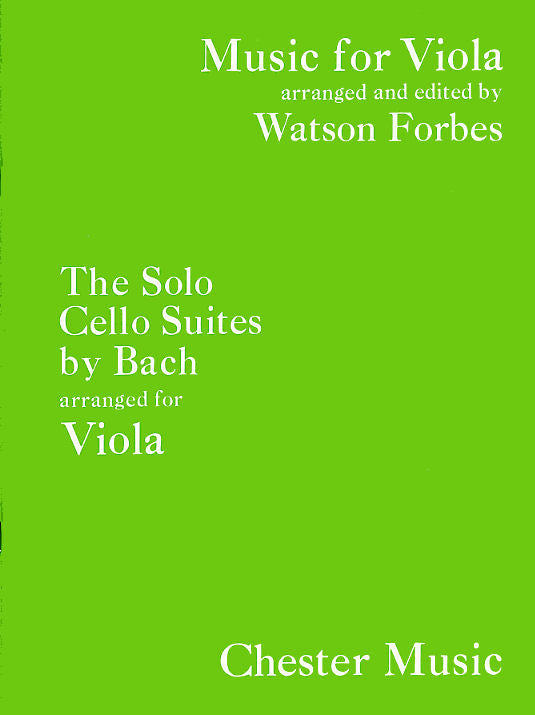 6 Suites for Viola (originally for Cello)