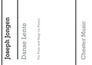 Danse Lente (Flute and Harp Or Piano)