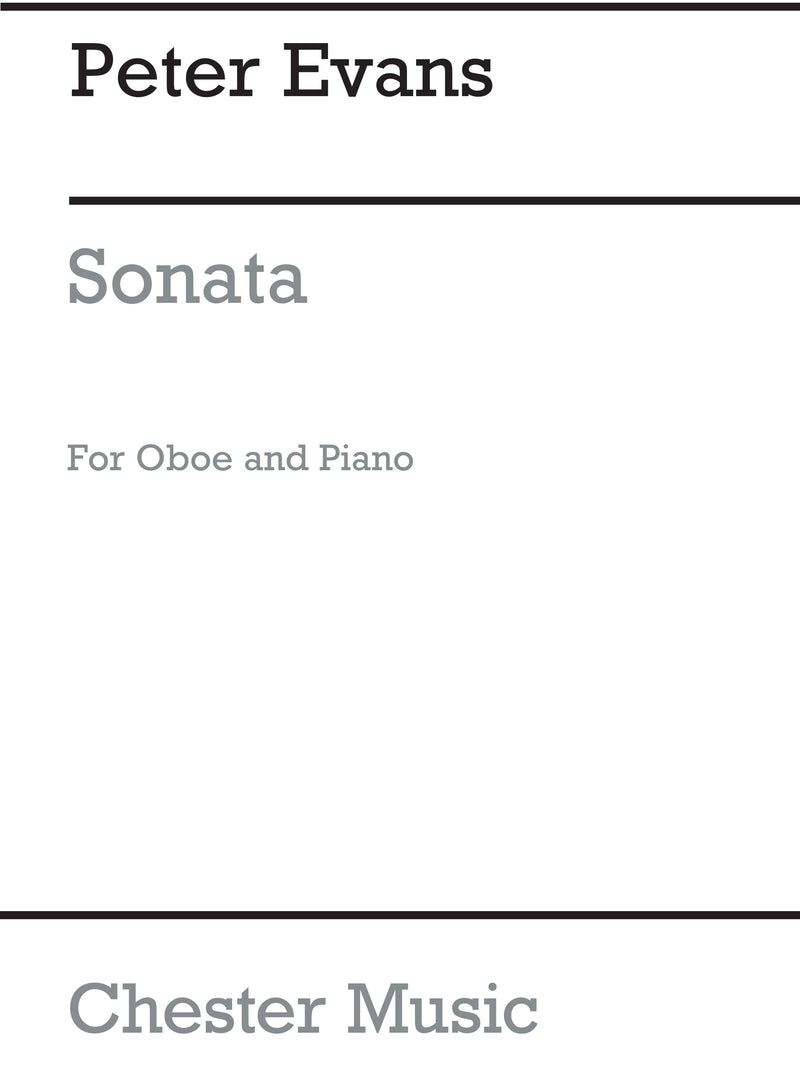 Sonata For Oboe And Piano