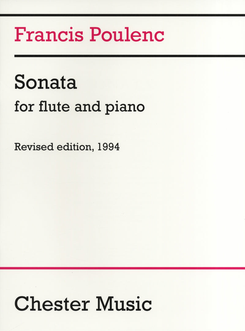 Sonata For Flute And Piano (rev. 1994)