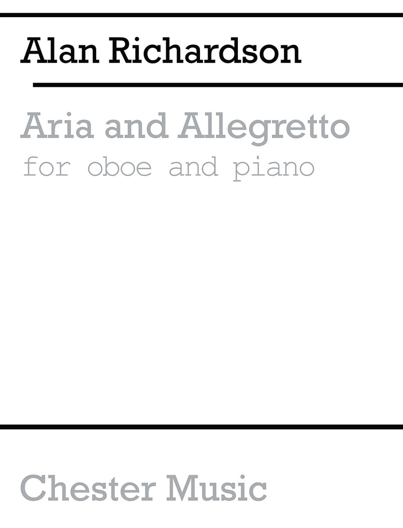 Aria and Allegretto for Oboe and Piano