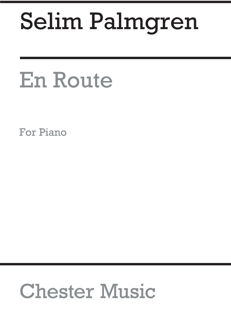 En Route - A Concert Study for Piano