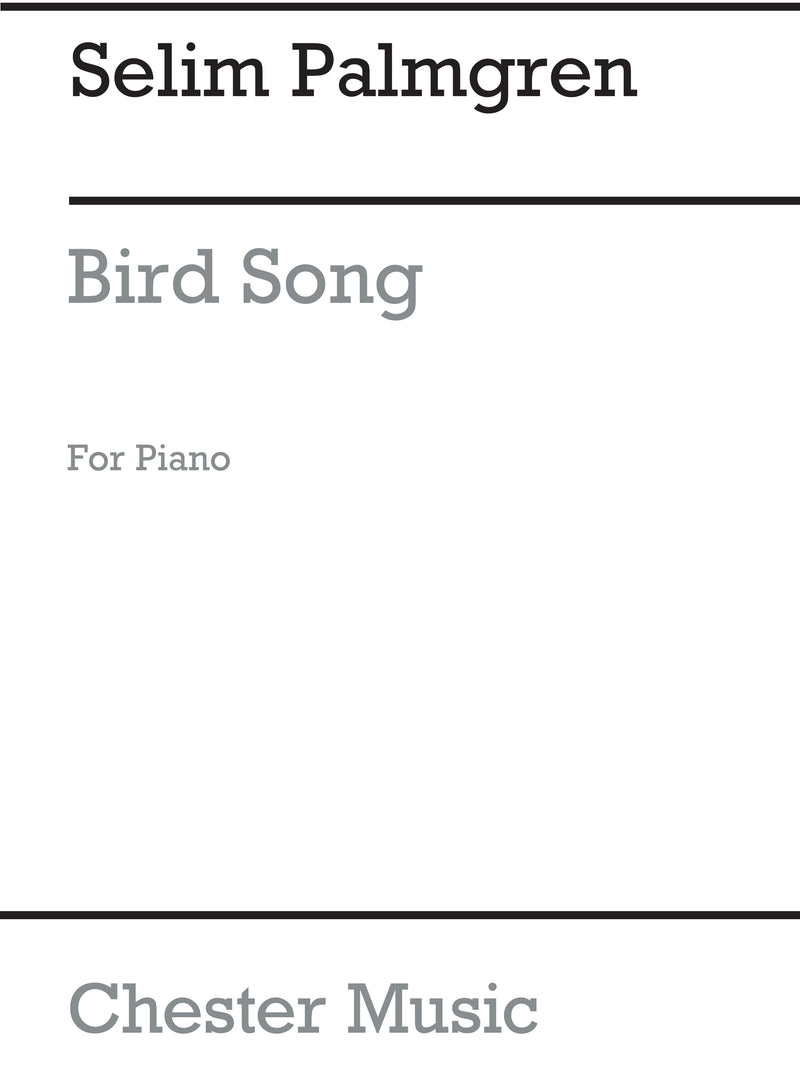 Bird Song for Piano