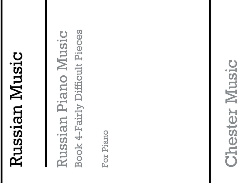 Russian Music For Piano - Book 4