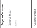 Suite of Incidental Music from East of Suez