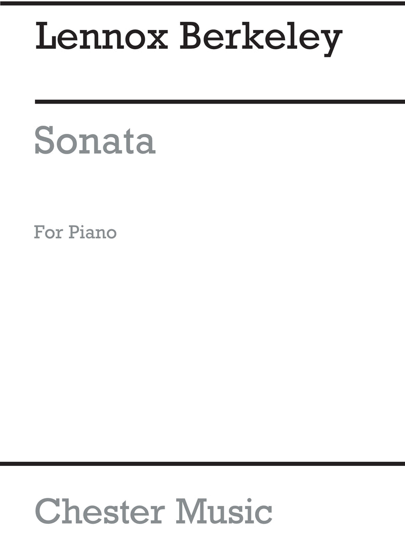 Sonata in A For Piano, Op.20
