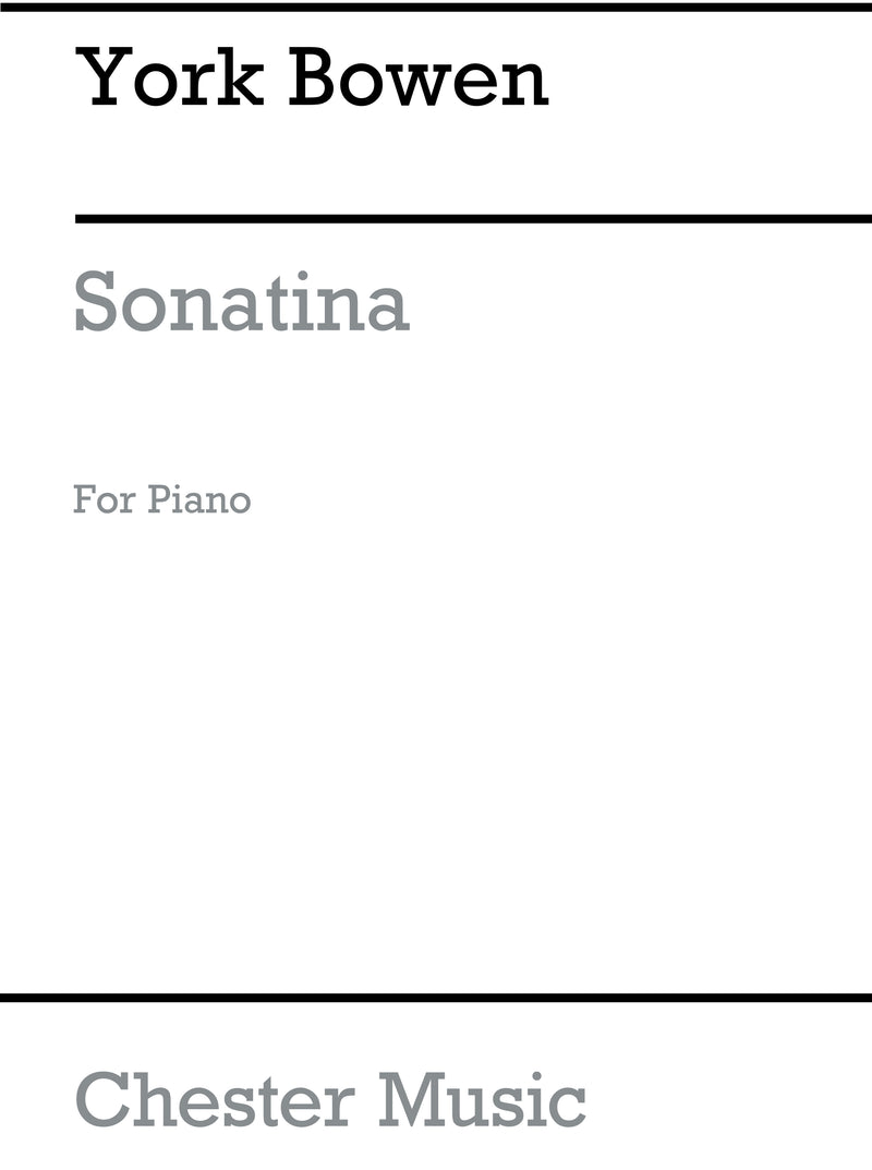 Sonatina Op. 144 for Solo Piano