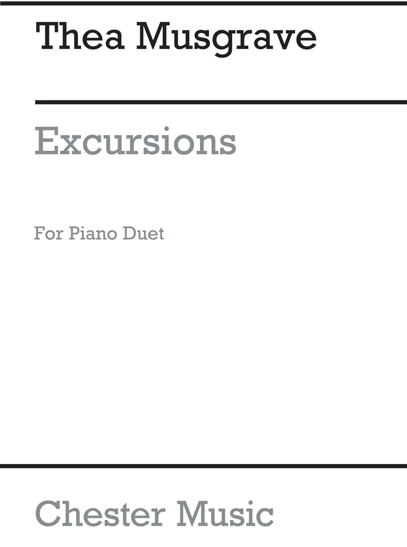Excursions 8 Pieces For Piano Duet