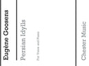 Persian Idylls for Voice and Piano
