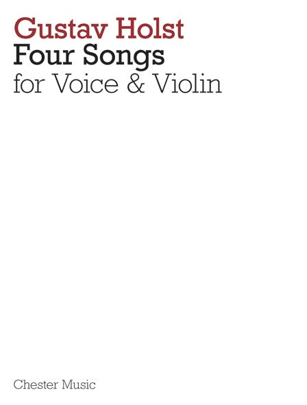 4 Songs For Voice And Violin Op.35