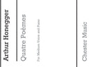 Quatre Poemes for Medium Voice and Piano