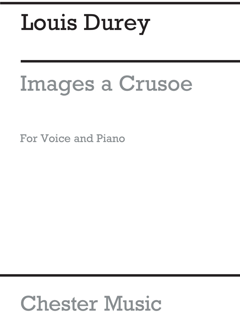 Images A Crusoe for Voice and Piano