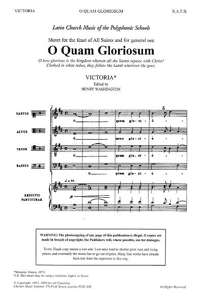 O Quam Gloriosum (Washington)