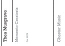 Memento Creatoris For SATB And Organ