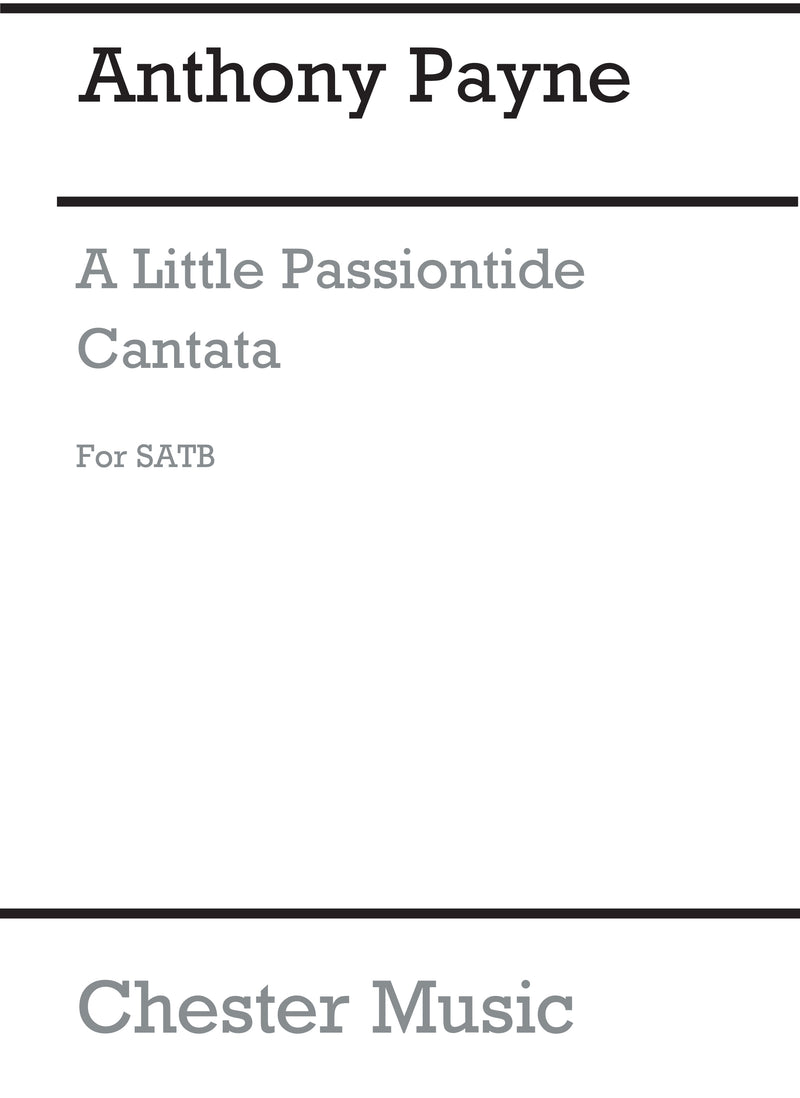 A Little Passiontide Cantata