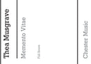 Memento Vitae Orchestra (Full Score)